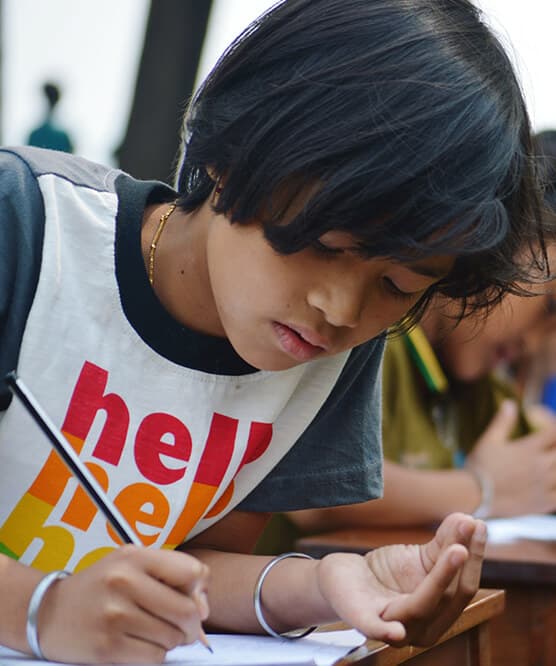 Students in a learning environment supported by Meyonex CSR initiatives